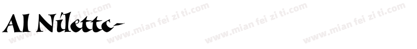AI Nilettc字体转换